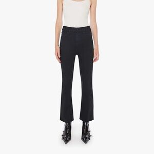 Mother The Hustler Ankle Fray in Not Guilty Black Wash